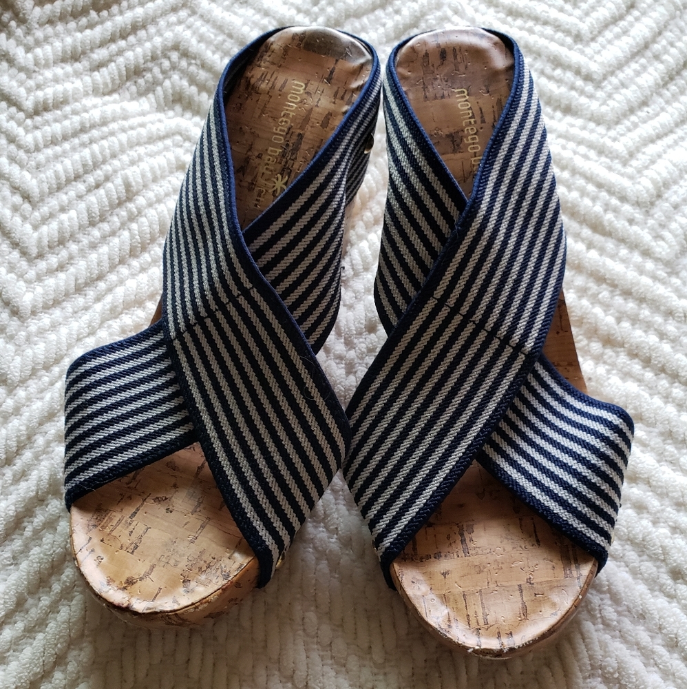 Montego Bay Club Cork Heel Sandals Sz. 7.5